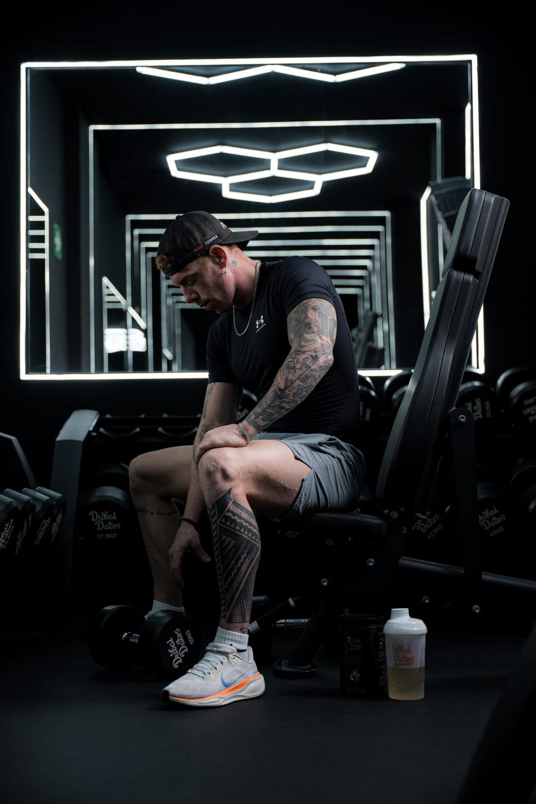 Campaña de fotografía fitness para Dubai Dates en Mallorca