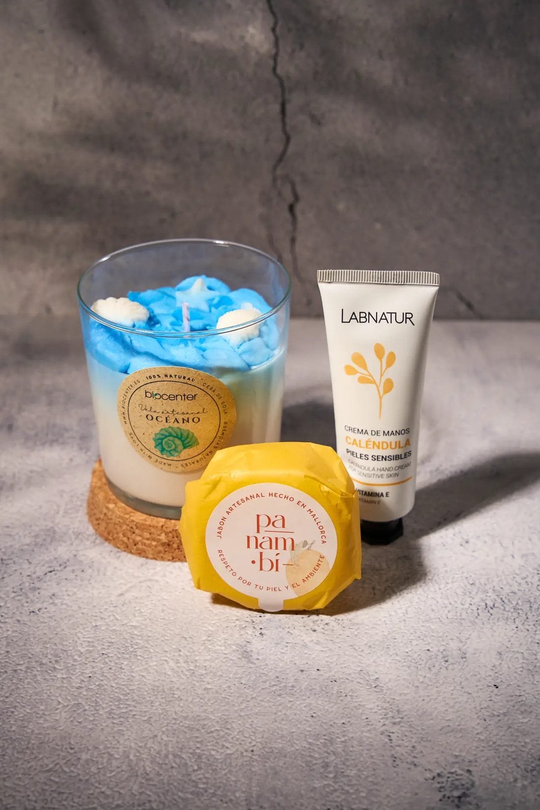 Fotografía de producto de cosmética natural de Biocenter en Palma